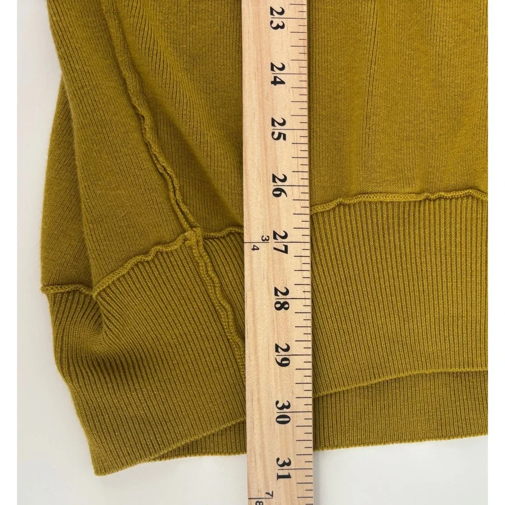 Saturday Sunday by Anthropologie Tunic Sweater Womens Small Mustard‎ Yellow